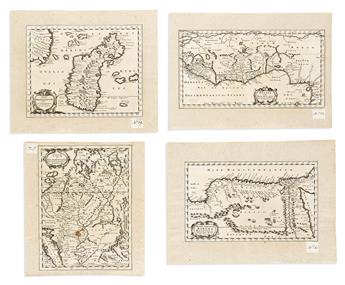 (AFRICA.) Nicolas Sanson. Group of 10 small-scale engraved regional maps of the continent.